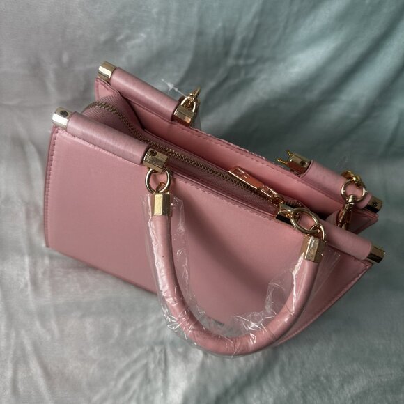 Bebe blush satchel w/ crossbody strap - Picture 2 of 3